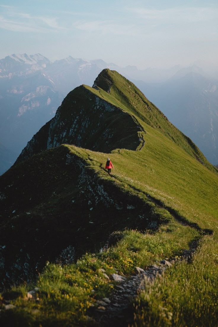 Swiss mountain hike